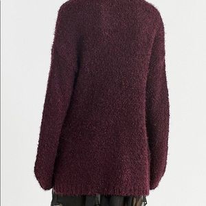 fuzzy urban outfitters sweater cardigan
